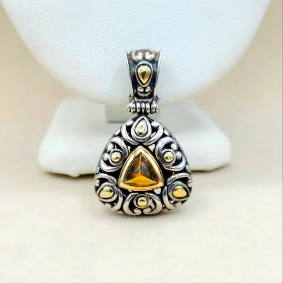 John Hardy Pendant with Citrine and Gold - Picture 1 of 1